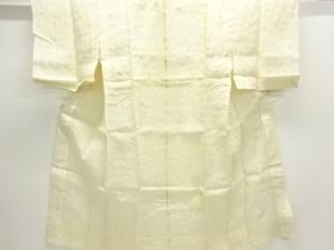 アンティーク　本麻すかし織葉模様長襦袢